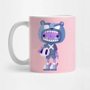 Doodle Boy BEAR BLUE Mug